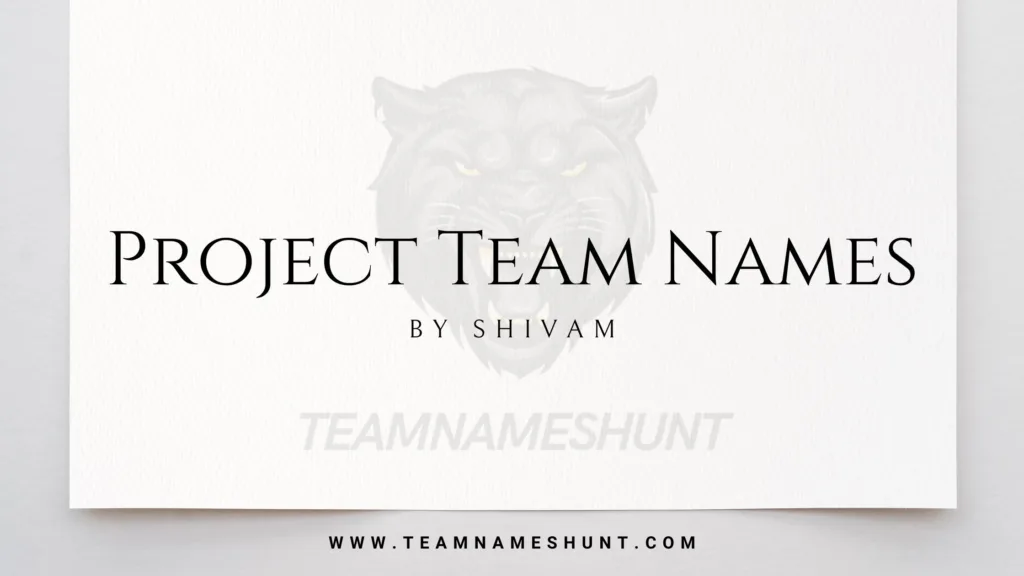 Project Team Names