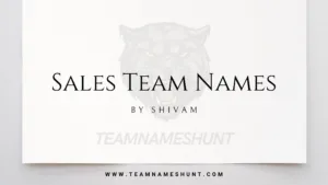 Sales Team Names